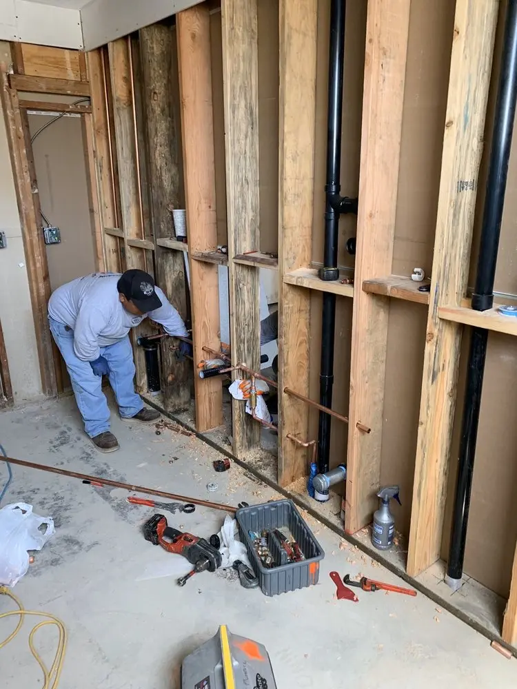 Commercial rough-in plumbing for Gas Line Repair in Big Woods Marmion